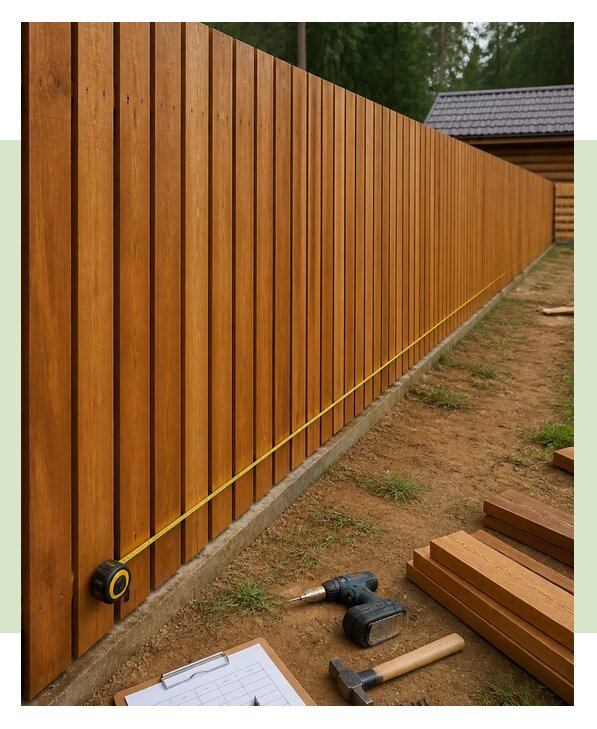 Деревянный забор в Кургане цена за метр от 3299 р. | ЗаборЭксеперт-Крг