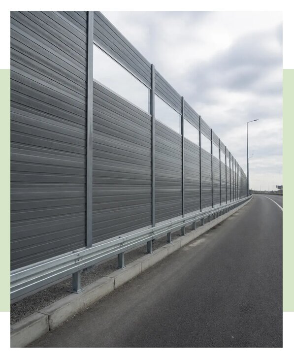 Шумозащитные ограждения под ключ в Кургане по цене от 7732 р. | ЗаборЭксеперт-Крг